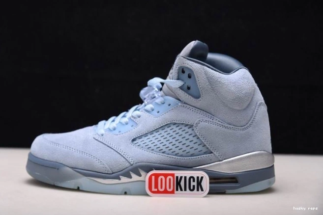 Husky Air DD9336-400 Jordan 5 Retro (W) Bluebird 0801